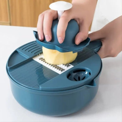 cuisine mandoline efficace ronde et carrée lame support pomme de terre 