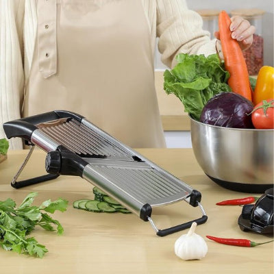 cuisine mandoline réglable action 