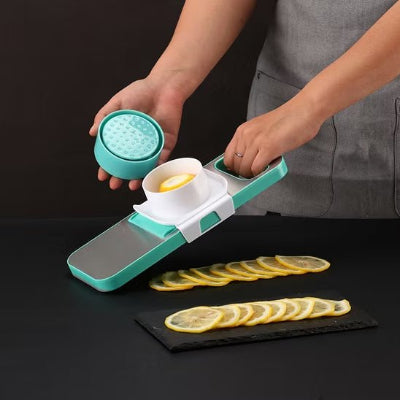 mandoline cuisine antibactérienne support griffe coupe citron  